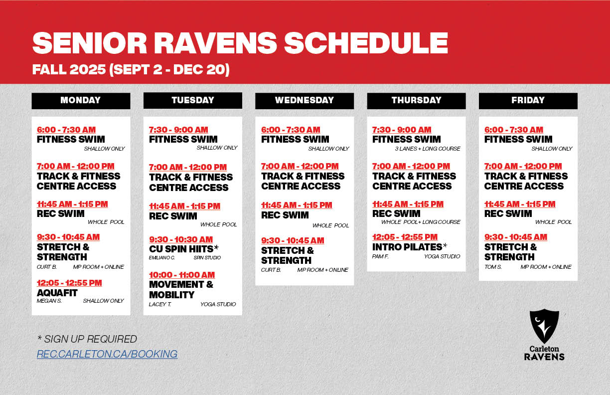 Senior Ravens Fall 2025