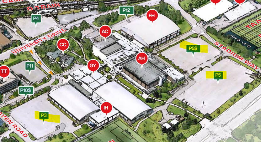 Campus Parking P3 and P5