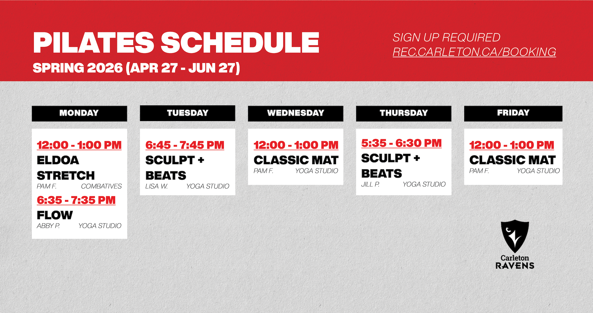 Spring Pilates 2026