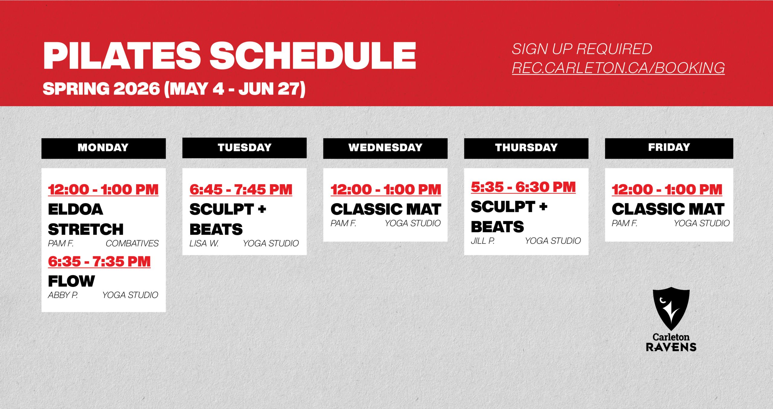 Spring Pilates 2026